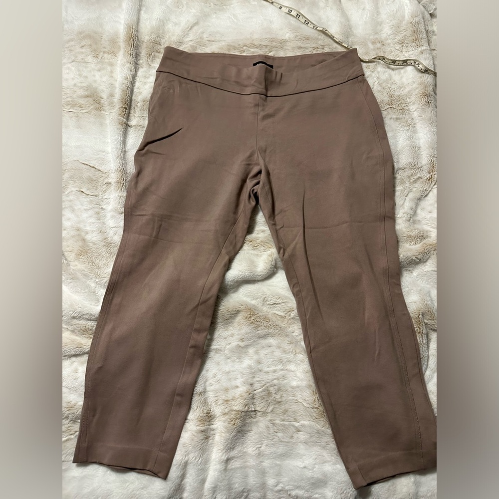 Express - cocoa brown/taupe pants